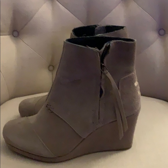 Toms wedge ankle boots - Picture 3 of 5